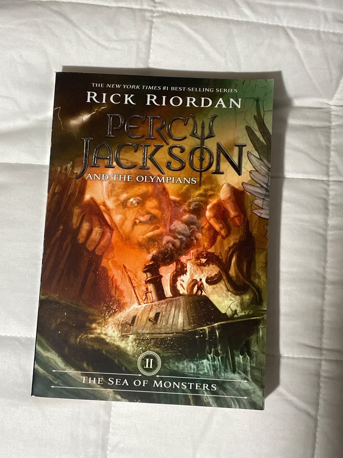 Percy Jackson The sea of monsters — Rick Riordan, libro usado