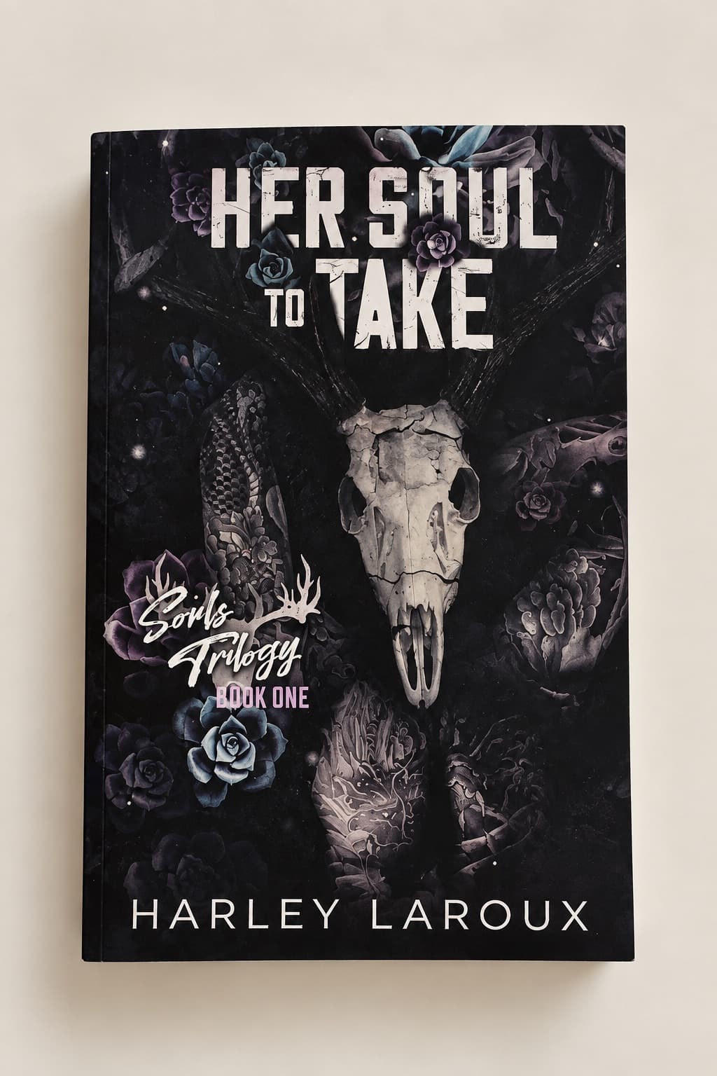 Her soul to take — Harley Laroux, libro usado