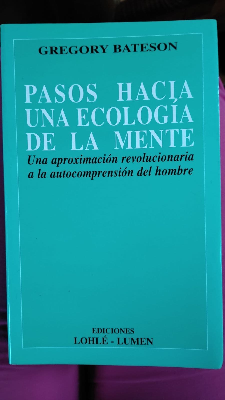 Pasos hacia una ecología de la mente — GREGORY BATESON, libro usado (foto 1 de 3)