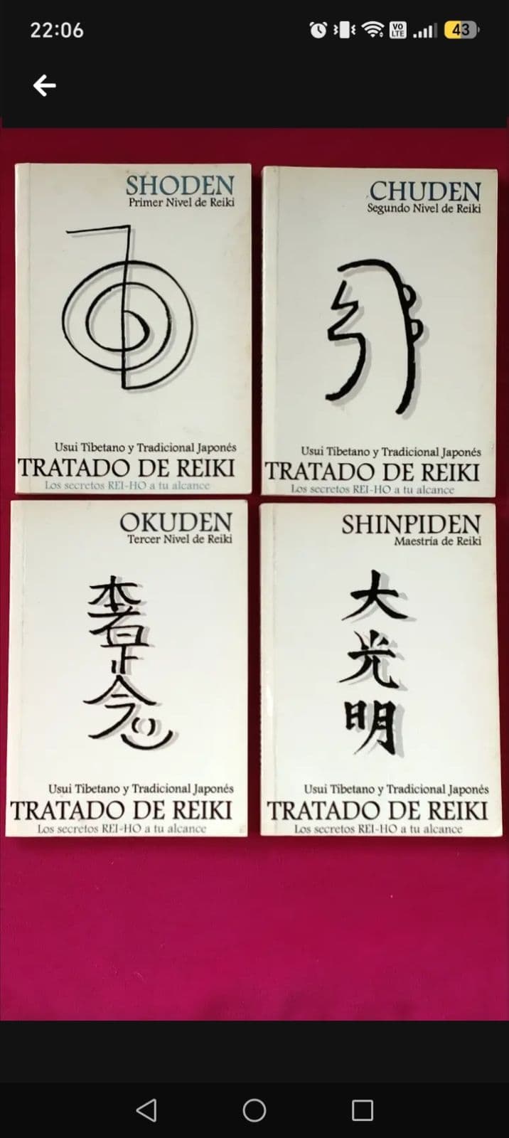 Tratado de reiki (pack) — ., libro usado