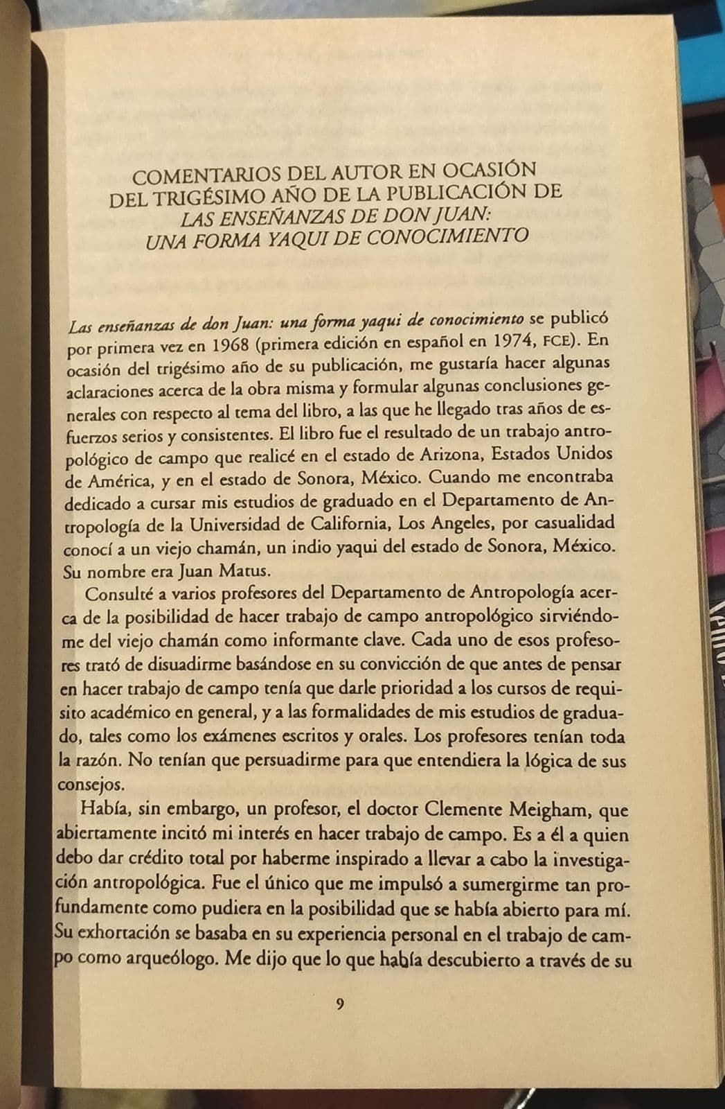 Las Enseñanzas de Don Juan — Carlos Castaneda, libro usado (foto 2 de 3)