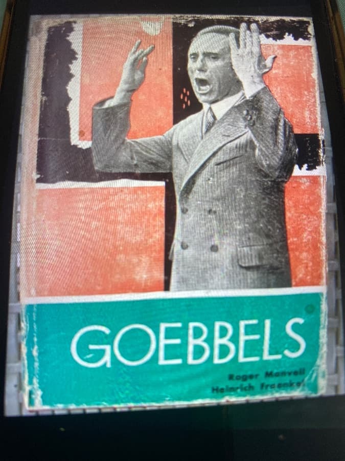 Goebbels — Roger Manvell y Heinrich Fraenkel, libro usado