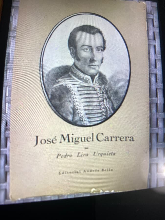 José Miguel Carrera — Pedro Lira Urquieta, libro usado
