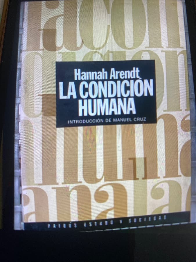 La condición humana — Hannah Arendt, libro usado