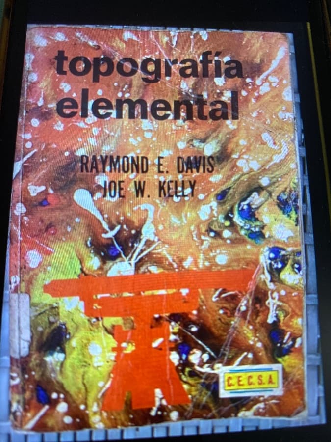 Topografía Elemental — Raymond E. Davis y Joe W. Kelly, libro usado