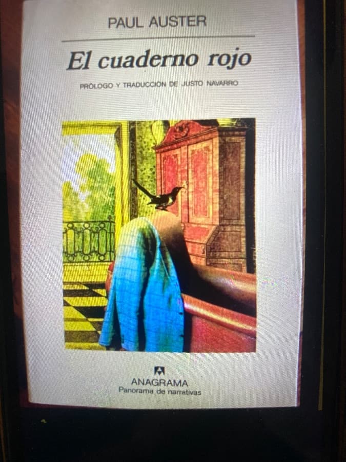 El cuaderno rojo — Paul Auster, libro usado