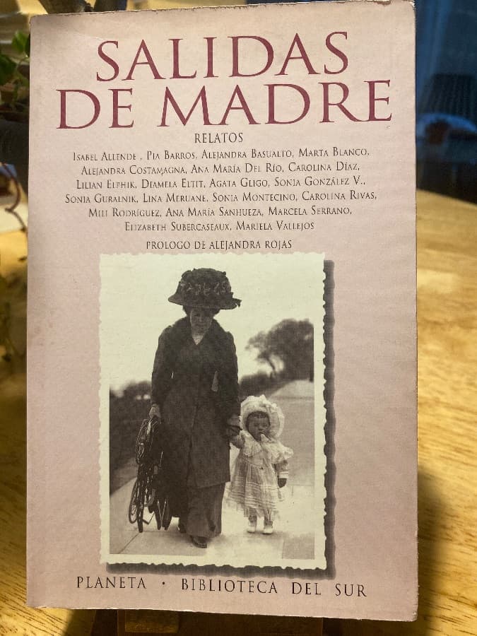 Salidas de Madre — VV.AA. (Isabel Allende, Pia Barros, Alejandra Basualto, Marta Blanco, Alejandra Costamagna, Ana María del Río, Carolina Díaz, Lilian Elphik, Diamela Eltit, Agata Gligo, Sonia González V., Sonia Guralnik, Lina Meruane, Sonia Montecino, Carolina Rivas, Mili Rodríguez, Ana María Sanhueza, Marcela Serrano, Elizabeth Subercaseaux, Mariela Vallejos), libro usado