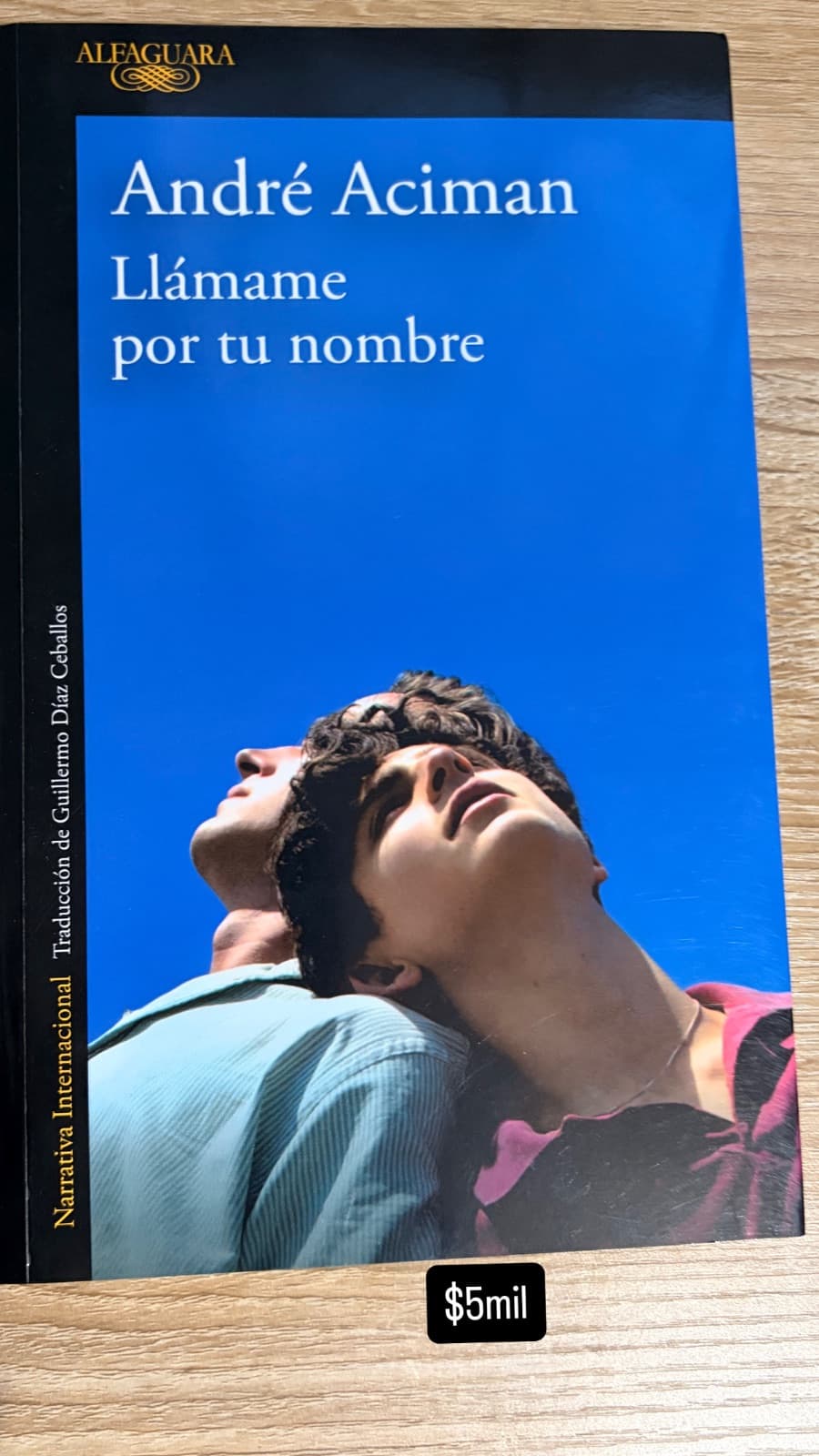 Llámame por tu nombre — André Aciman , libro usado