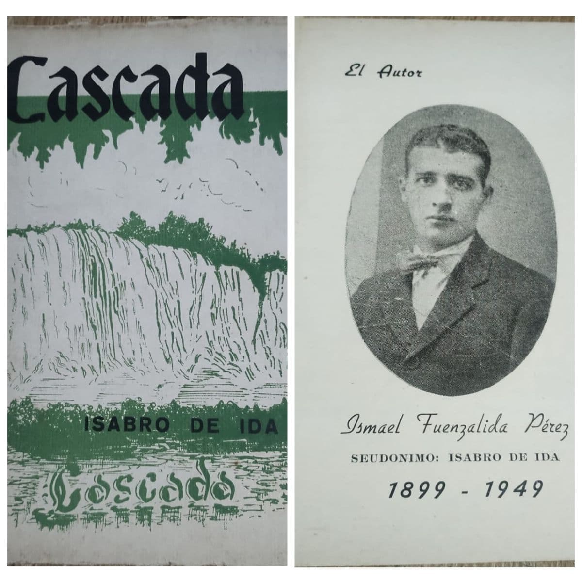 Cascada, Isabro de Ida. Poeta chileno