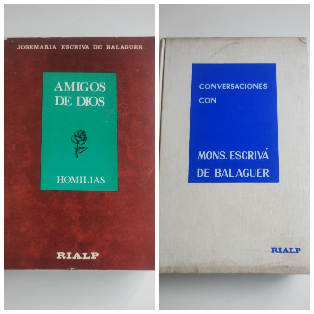 Dos libros de Escriva de Balaguer