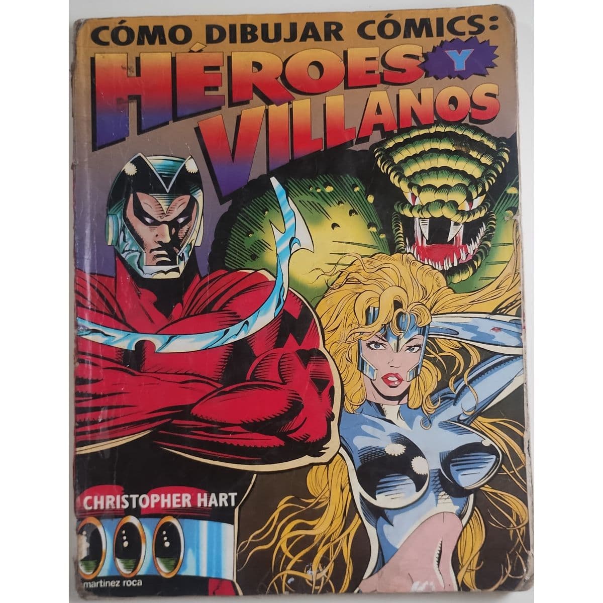 Cómo dibujar cómics Héroes y Villanos — Christopher Hart , libro usado