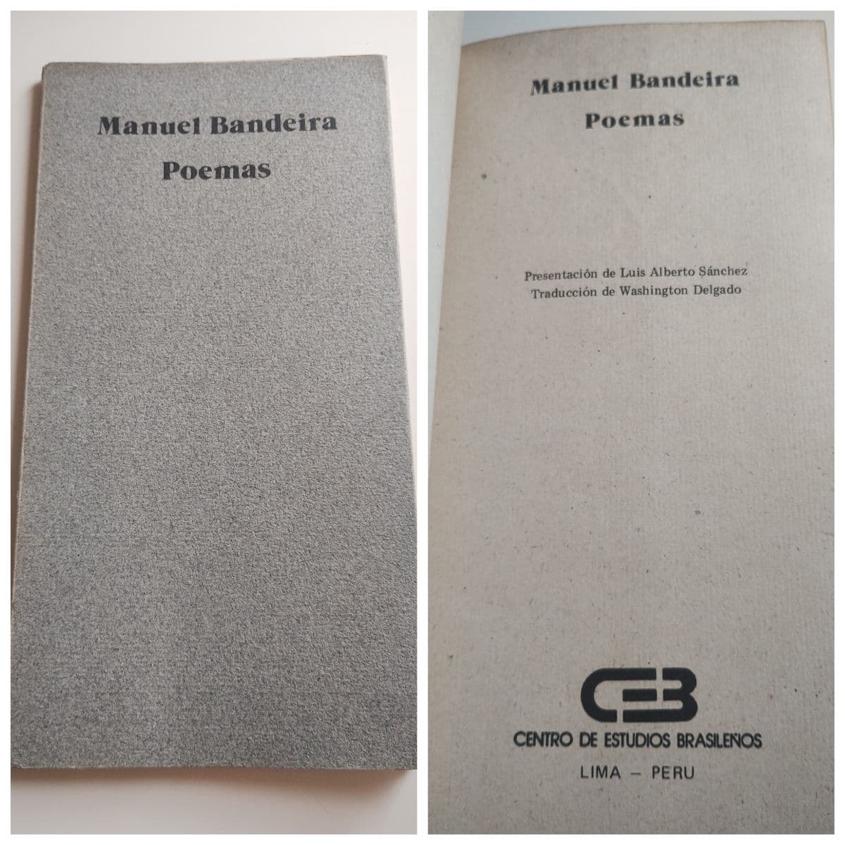 Manuel Bandeira "Poemas" — Manuel Bandeira , libro usado
