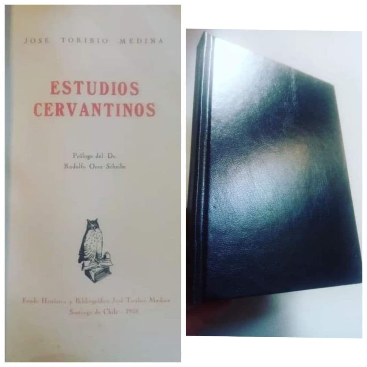 Estudios Cervantinos — José Toribio Medina , libro usado