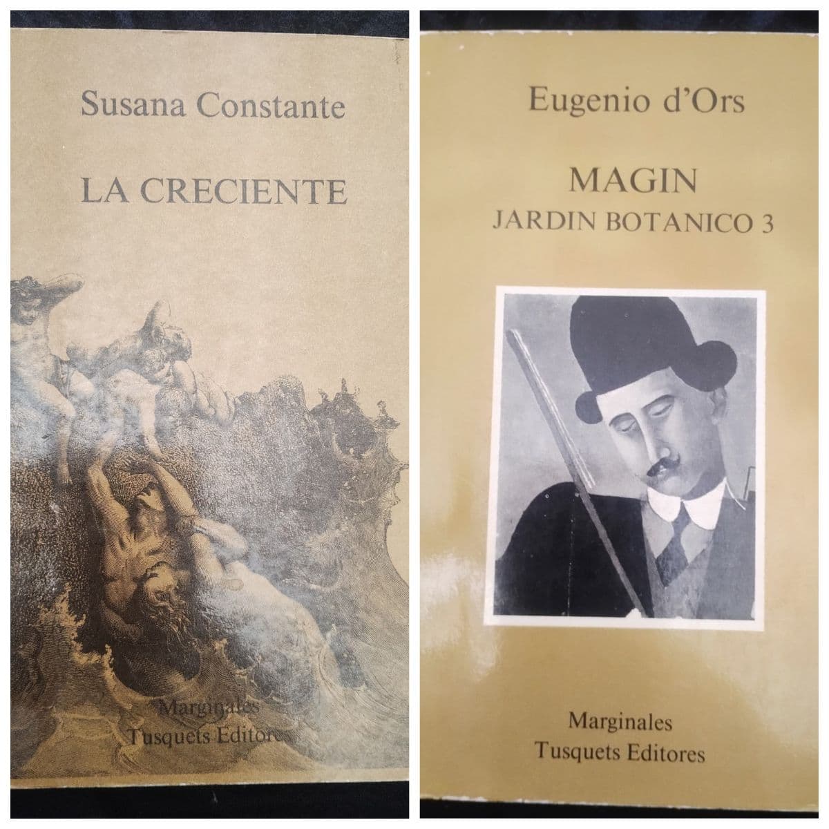 Pack de dos libros Tusquets, De la Colección Marginales — d'Ors y Constante , libro usado (foto 1 de 4)