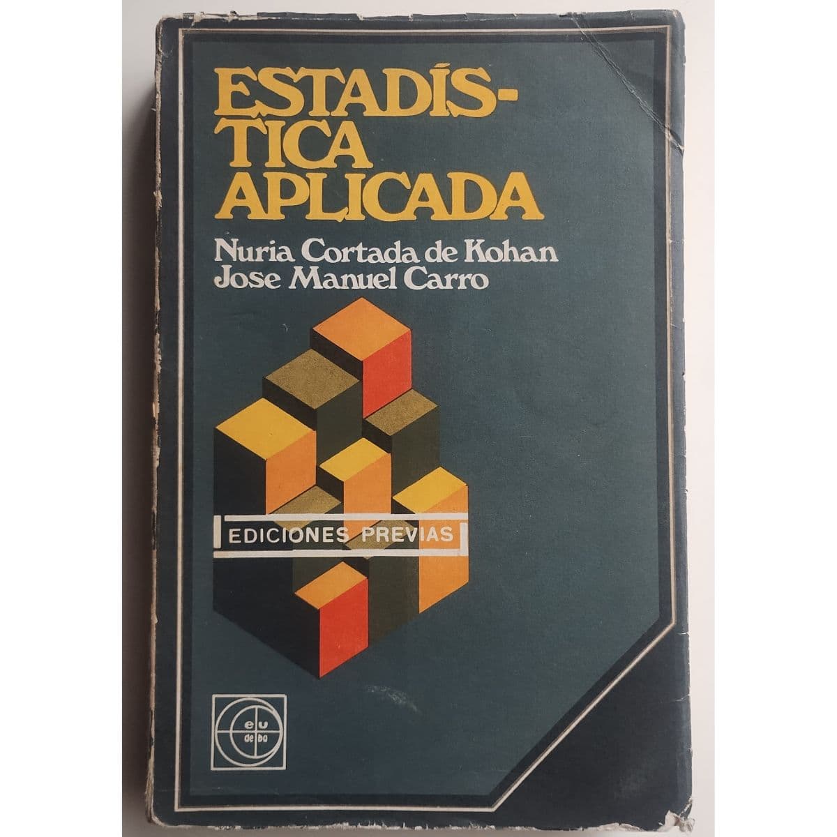 Estadística aplicada — Nuria Cortada de Kohan, libro usado (foto 1 de 4)