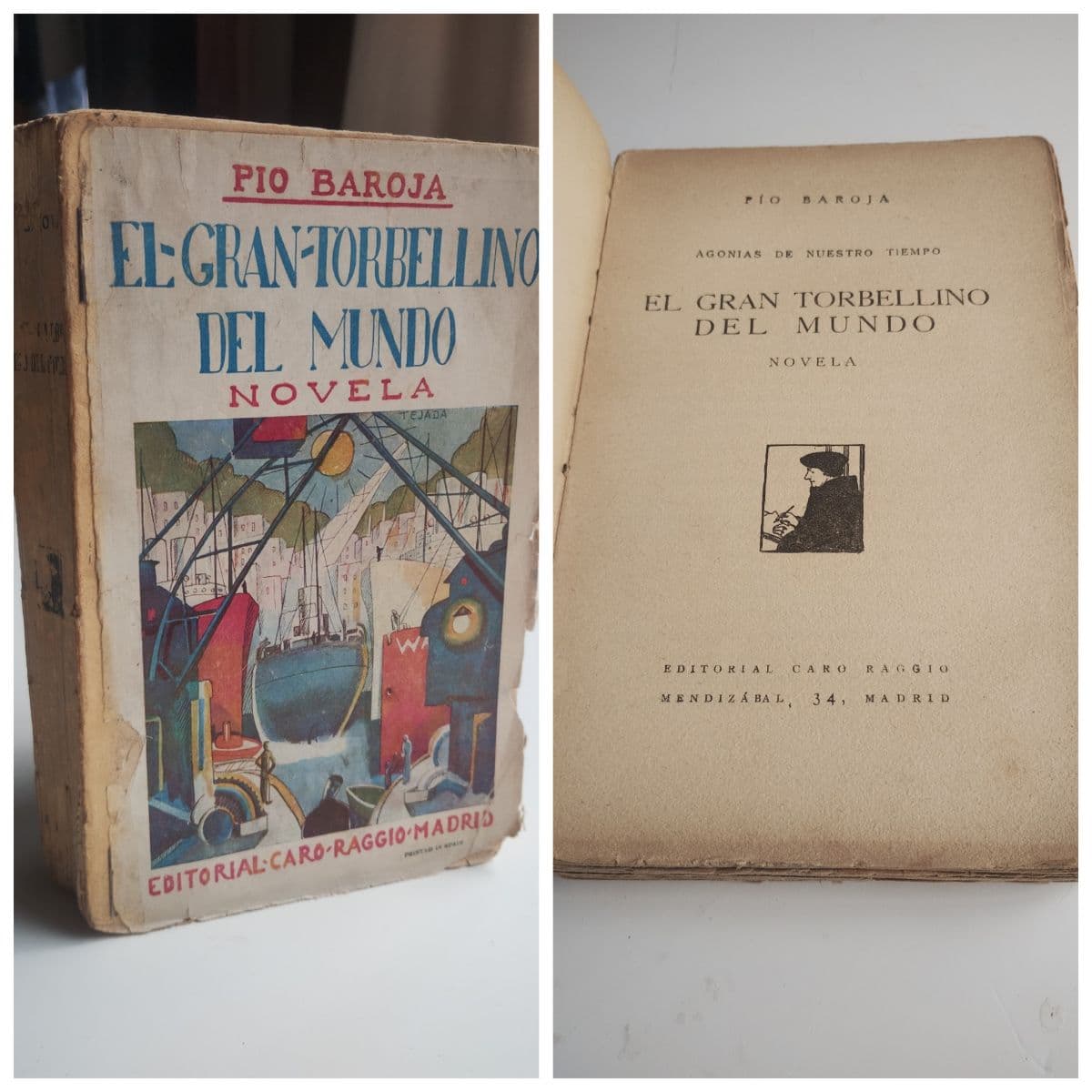 El Gran torbellino del mundo. Primera edición — Pio Baroja , libro usado (foto 1 de 3)