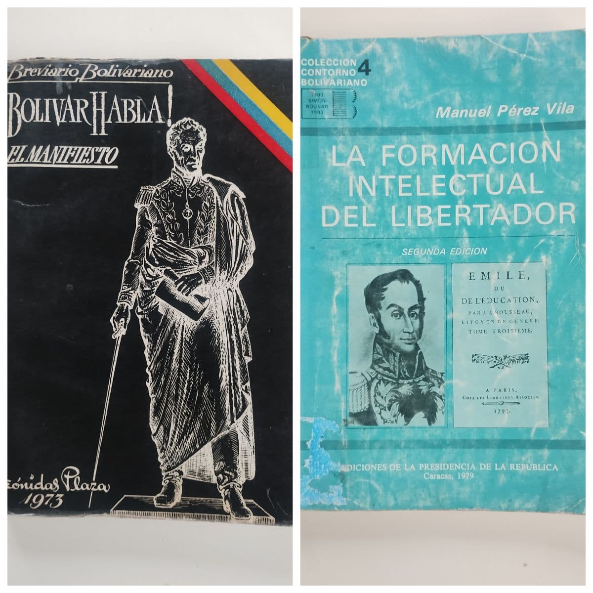 Dos libros sobre Simón Bolivar — Pérez Vila, libro usado (foto 1 de 3)