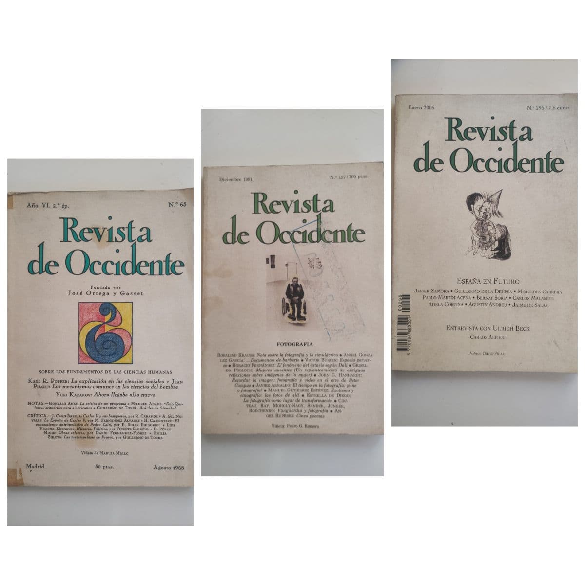 3 números de la Revista de Occidente — Ortega y Gasset , libro usado (foto 1 de 2)