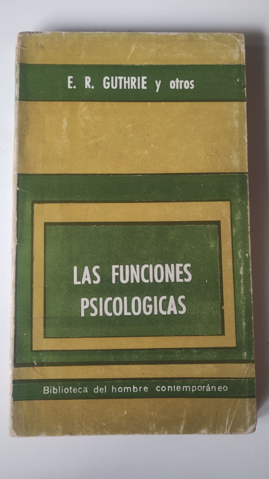 Libro psicología. Las funciones psicológicas — Guthrie, libro usado (foto 1 de 4)