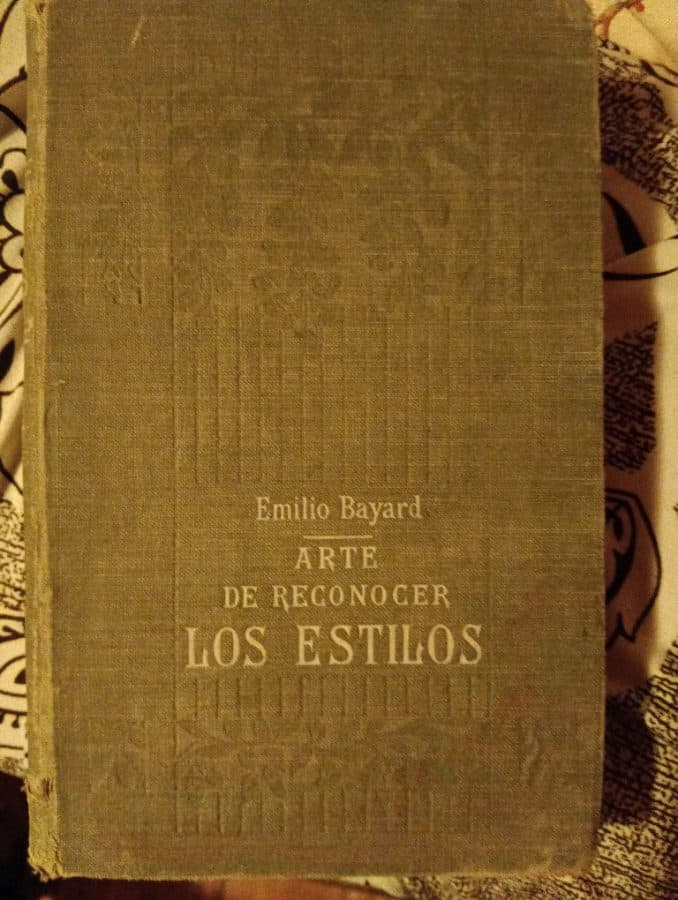 Arte de Reconocer los Estilos — Émile Bayard, libro usado