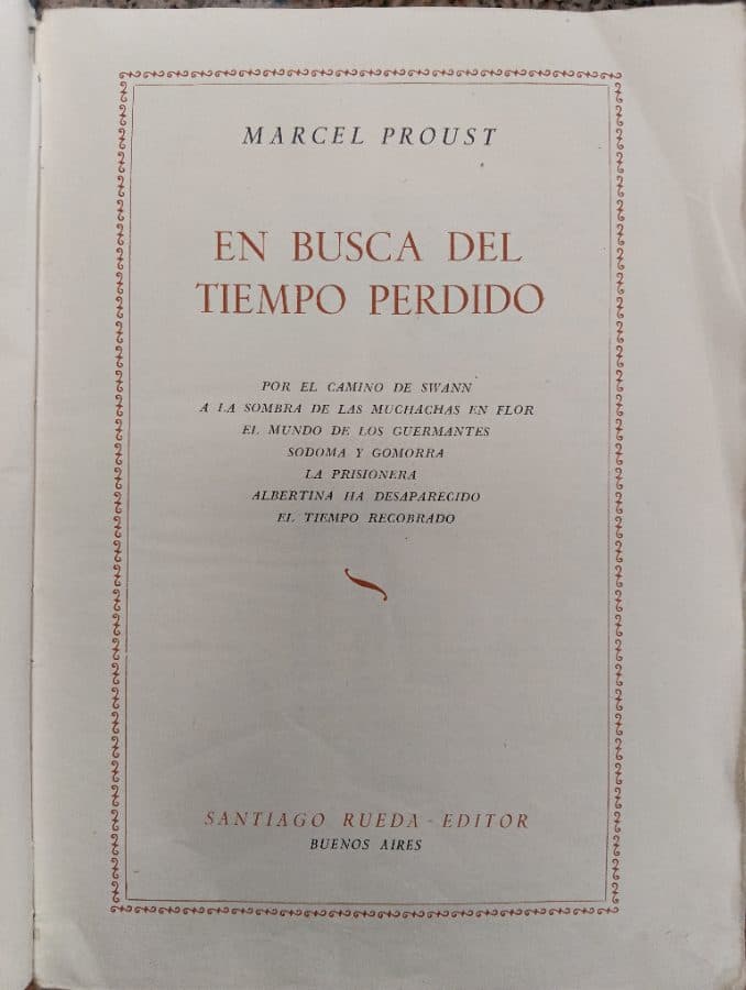 En busca del tiempo perdido — Marcel Proust, libro usado