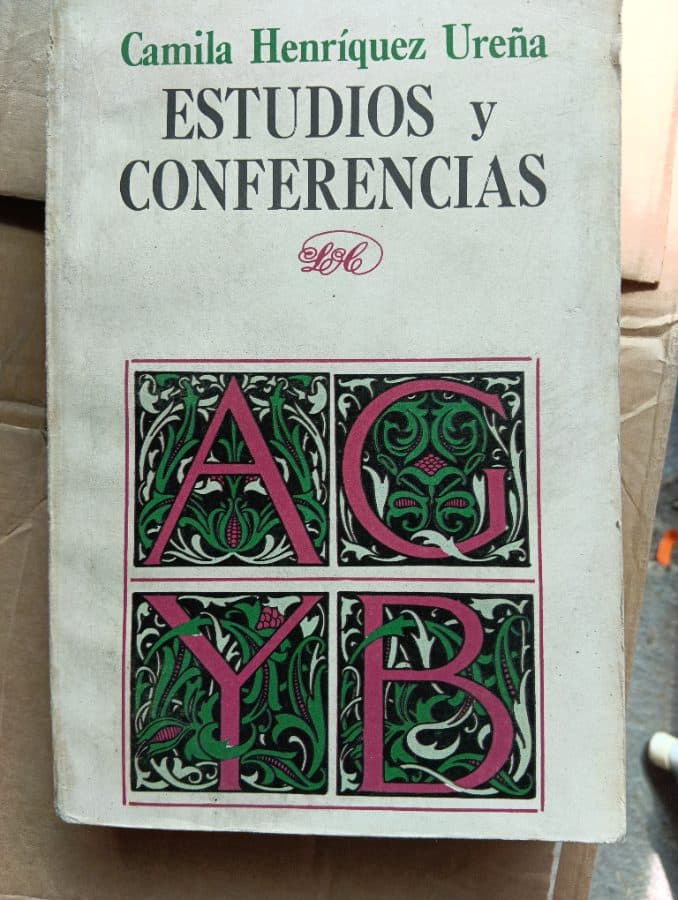 Estudios y Conferencias — Camila Henríquez Ureña, libro usado