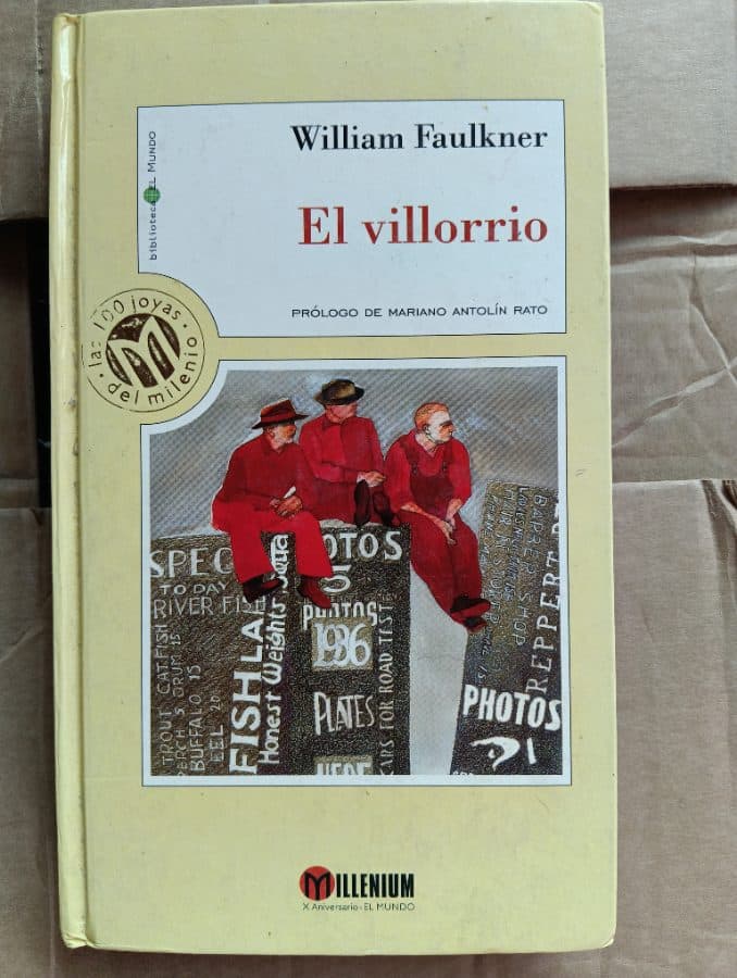 El villorrio — William Faulkner, libro usado