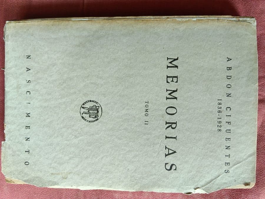 Memorias - Tomo II — Abdón Cifuentes Nascimento, libro usado