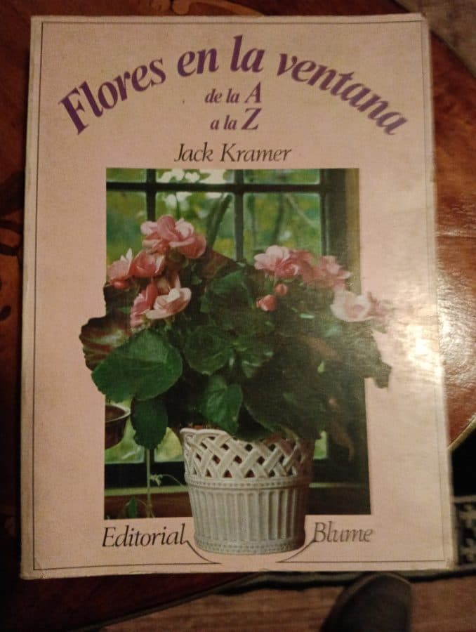 Flores en la ventana de la A a la Z — Jack Kramer, libro usado