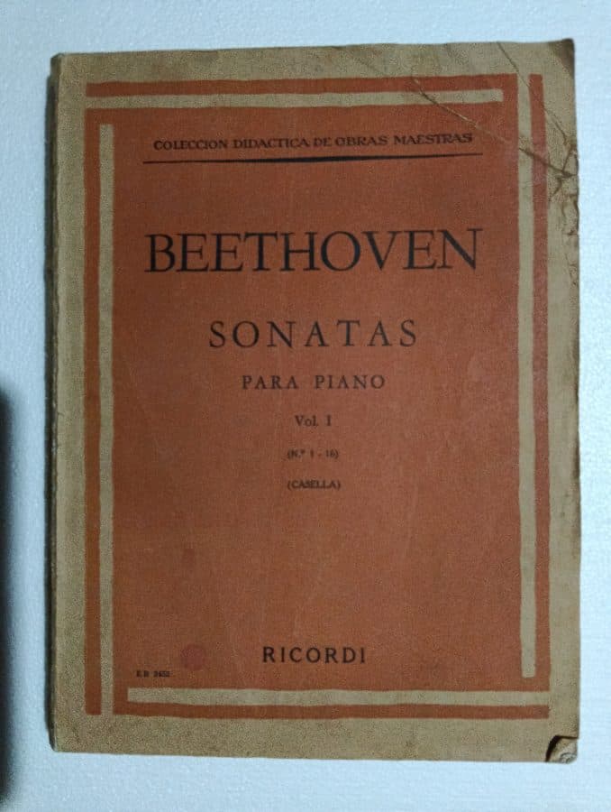 Sonatas para Piano, Vol. I (Nº 1-16) — Ludwig van Beethoven, libro usado