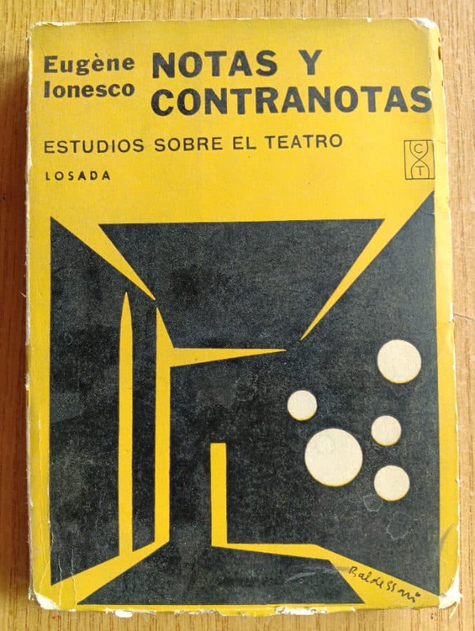 Notas y Contranotas: Estudios sobre el Teatro — Eugène Ionesco, libro usado