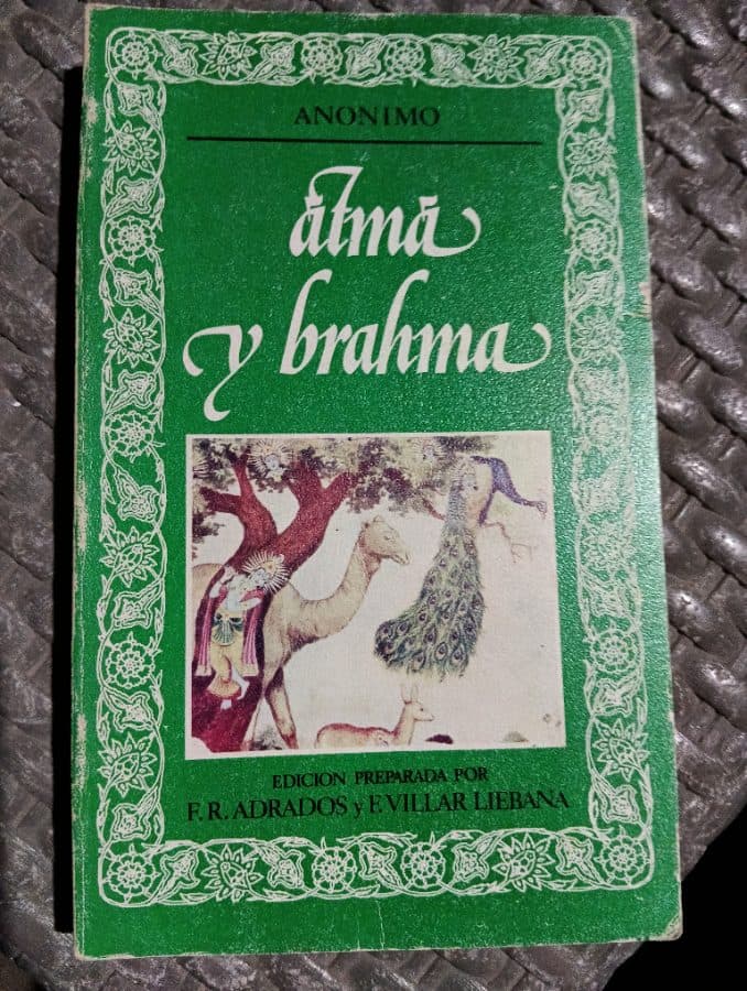 Ātmā y Brahma — Anónimo, libro usado