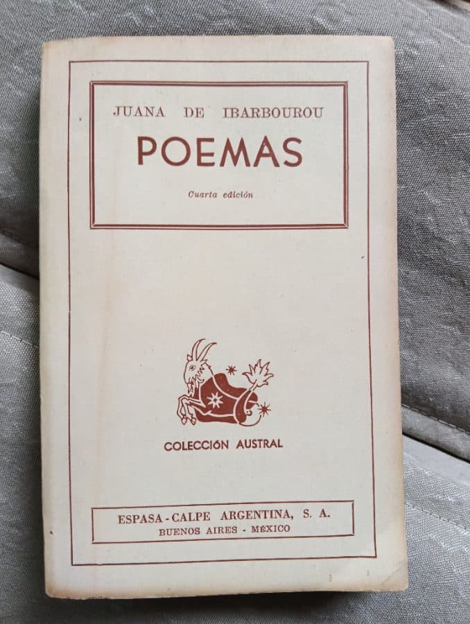 Poemas — Juana de Ibarbourou, libro usado