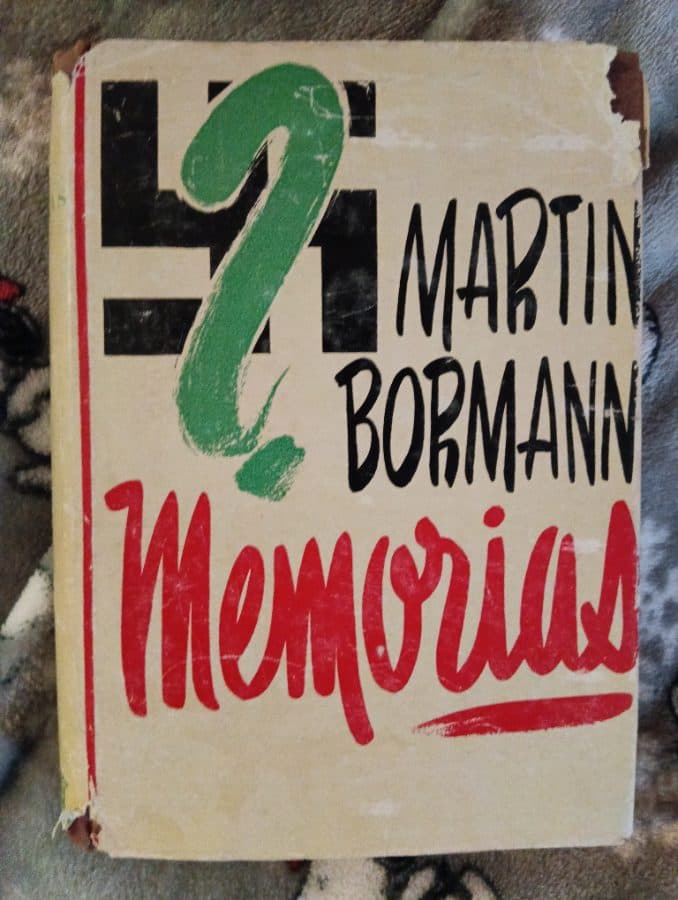 Memorias — Martin Bormann, libro usado