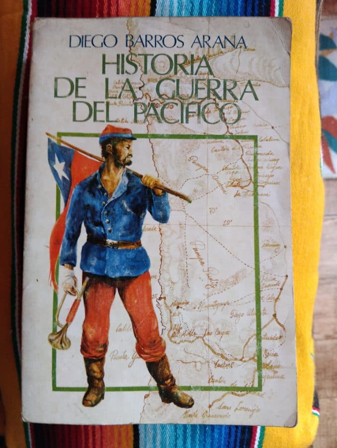 Historia de la Guerra del Pacífico — Diego Barros Arana, libro usado