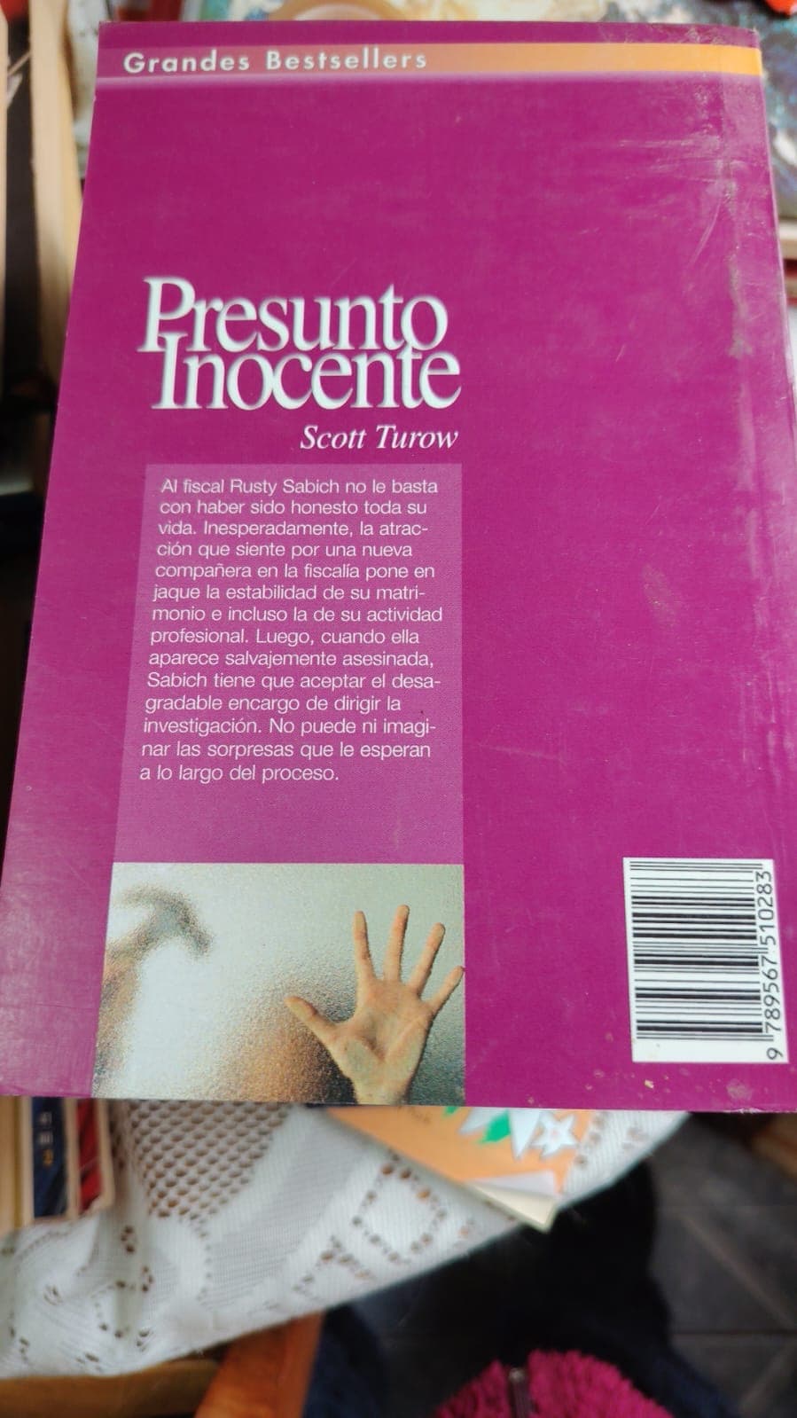 Presunto inocente — Scott Turow, libro usado