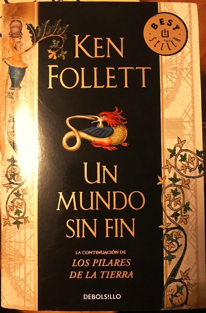 Un mundo sin fin — Ken Follett, libro usado