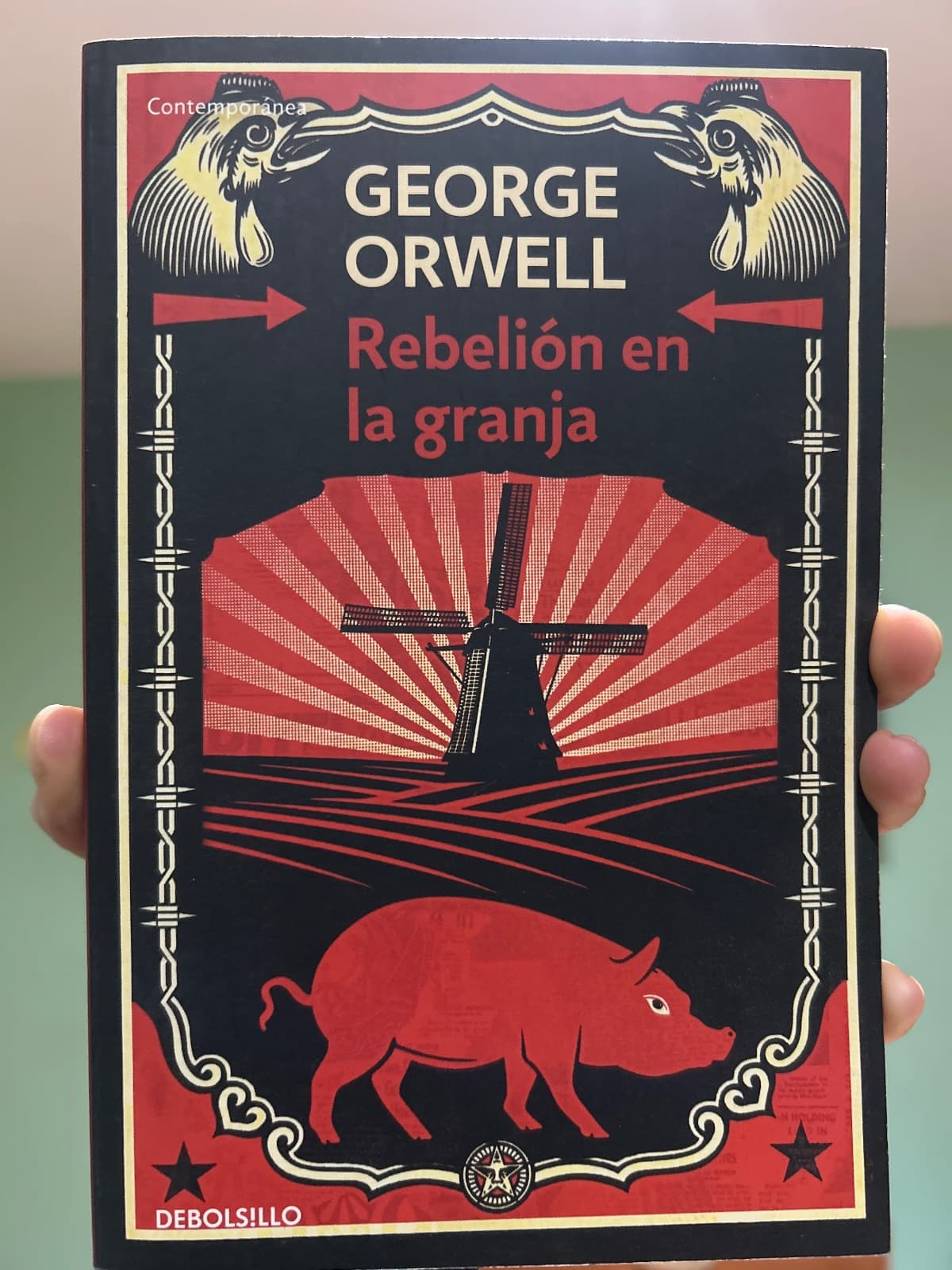 Rebelión en la granja / Animal Farm — George Orwell, libro usado (foto 1 de 2)