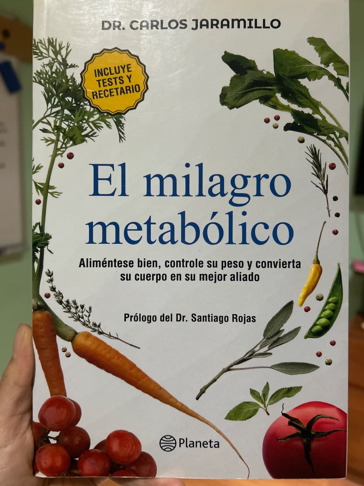 El milagro metabólico — Carlos Alberto Jaramillo, libro usado