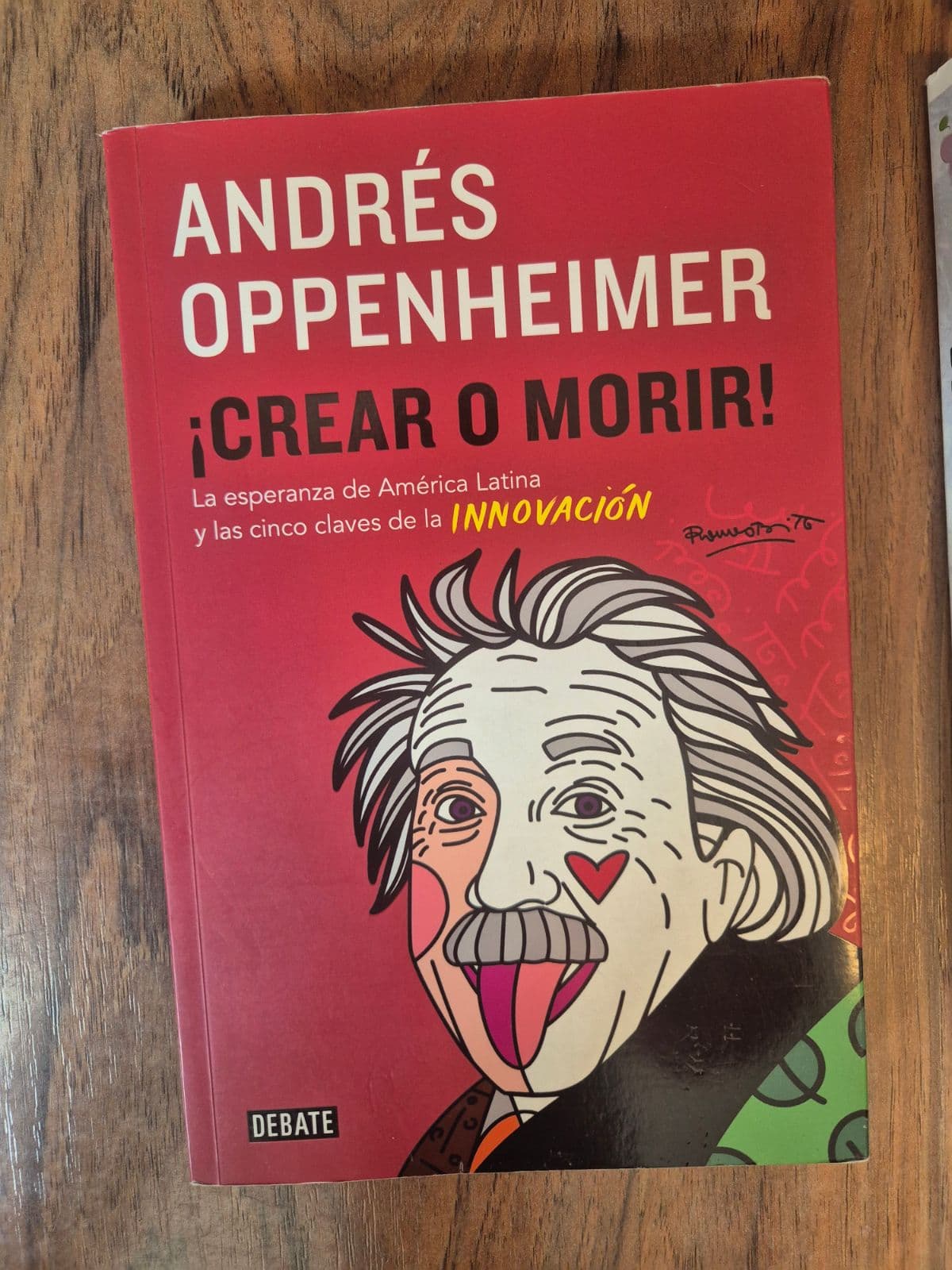 Crear o Morir — Andrés Oppenheimer, libro usado