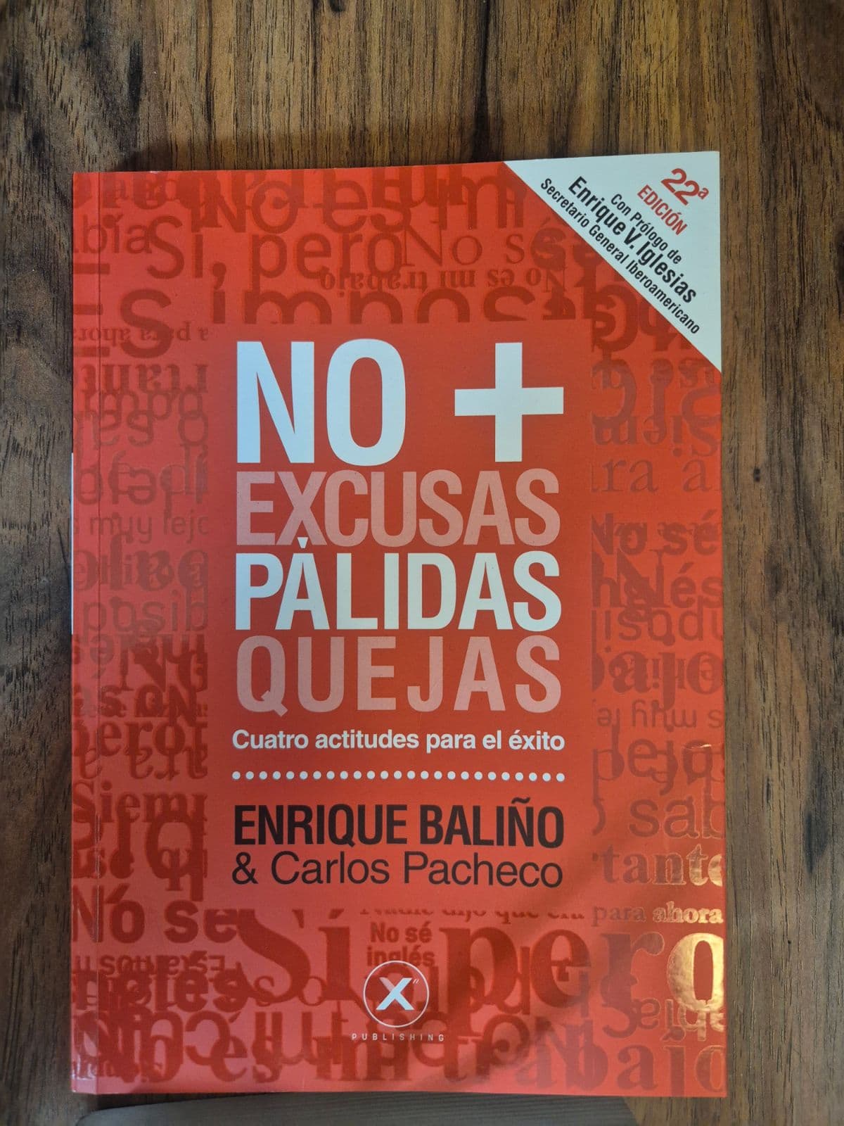No más excusas pálidas quejas — Enrique Baliño y Carlos Pacheco, libro usado