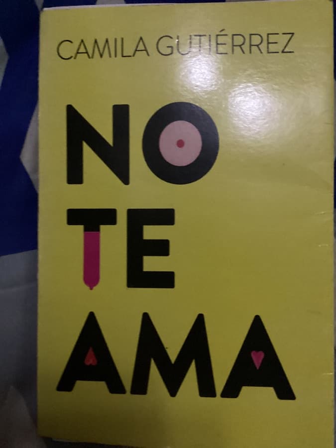 No te ama — Camila Gutiérrez, libro usado