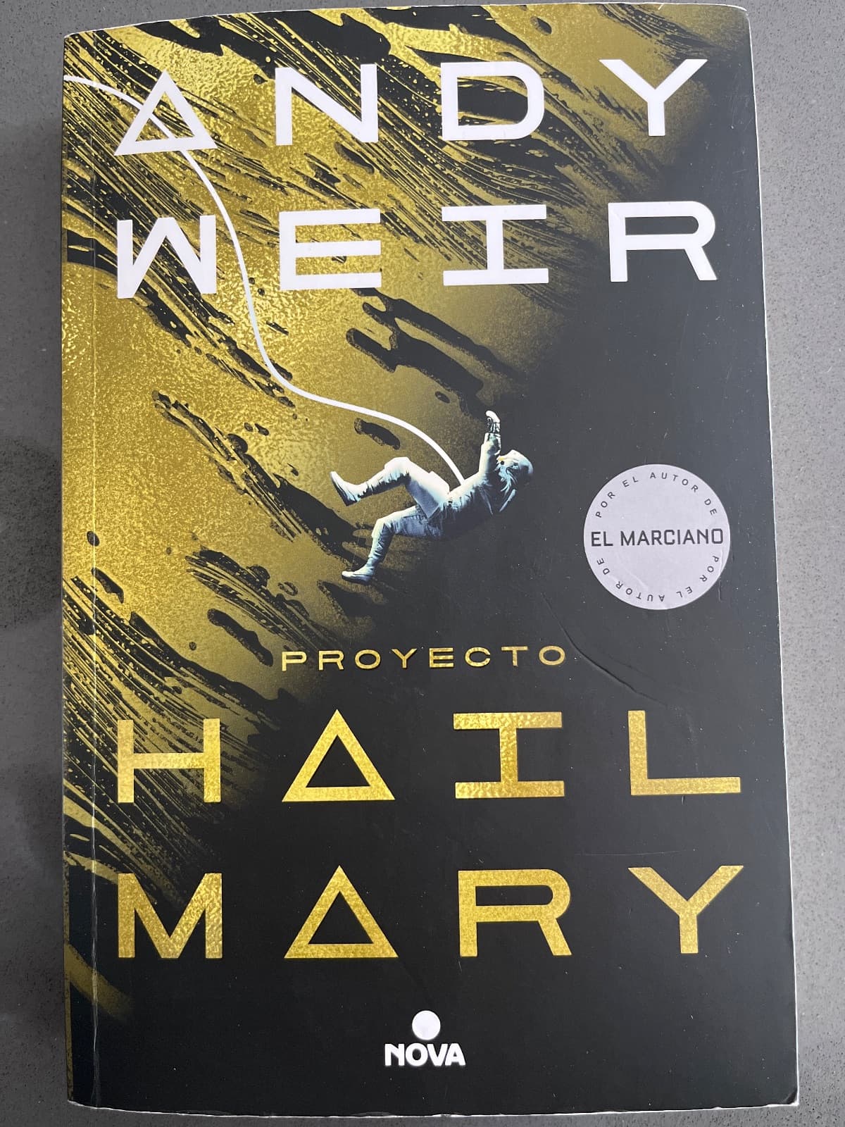 Proyecto Hail Mary / Project Hail Mary — Andy Weir, libro usado