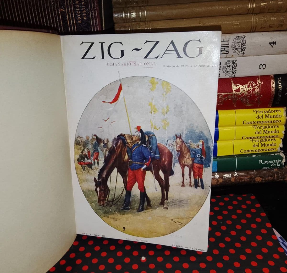 Revista Zig Zag N° 437 al 449 - Año1913 — Zig Zag, libro usado (foto 1 de 6)