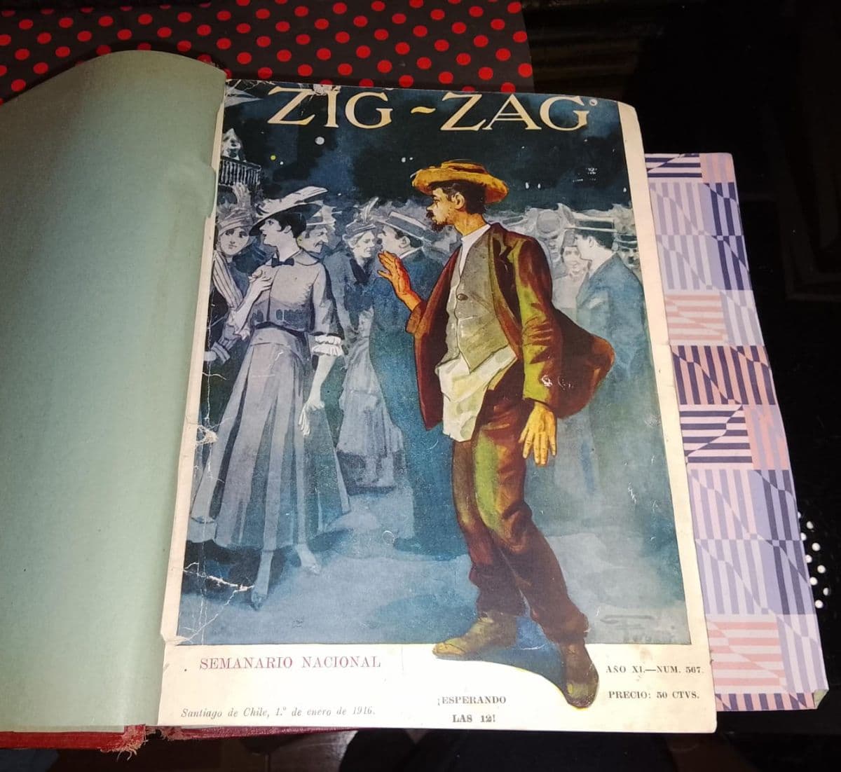 Revista Zig Zag N° 567 al 584 - Año 1916 — Zig Zag, libro usado