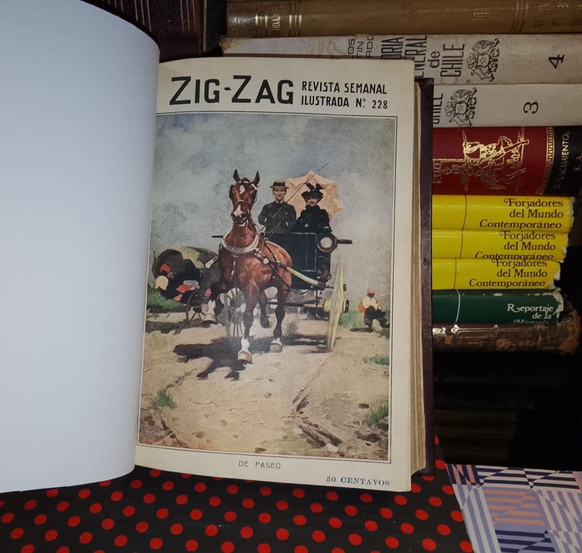 Revista Zig Zag N°s del 228 al 236 - Año 1916 — Zig Zag, libro usado