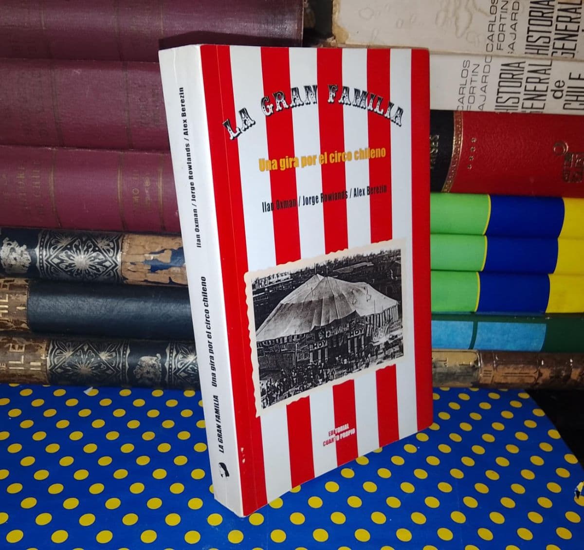 La Gran Familia - Una gira por el circo chileno — Ilan Oxman | Jorge Rowlands | Alex Berezia, libro usado (foto 1 de 5)