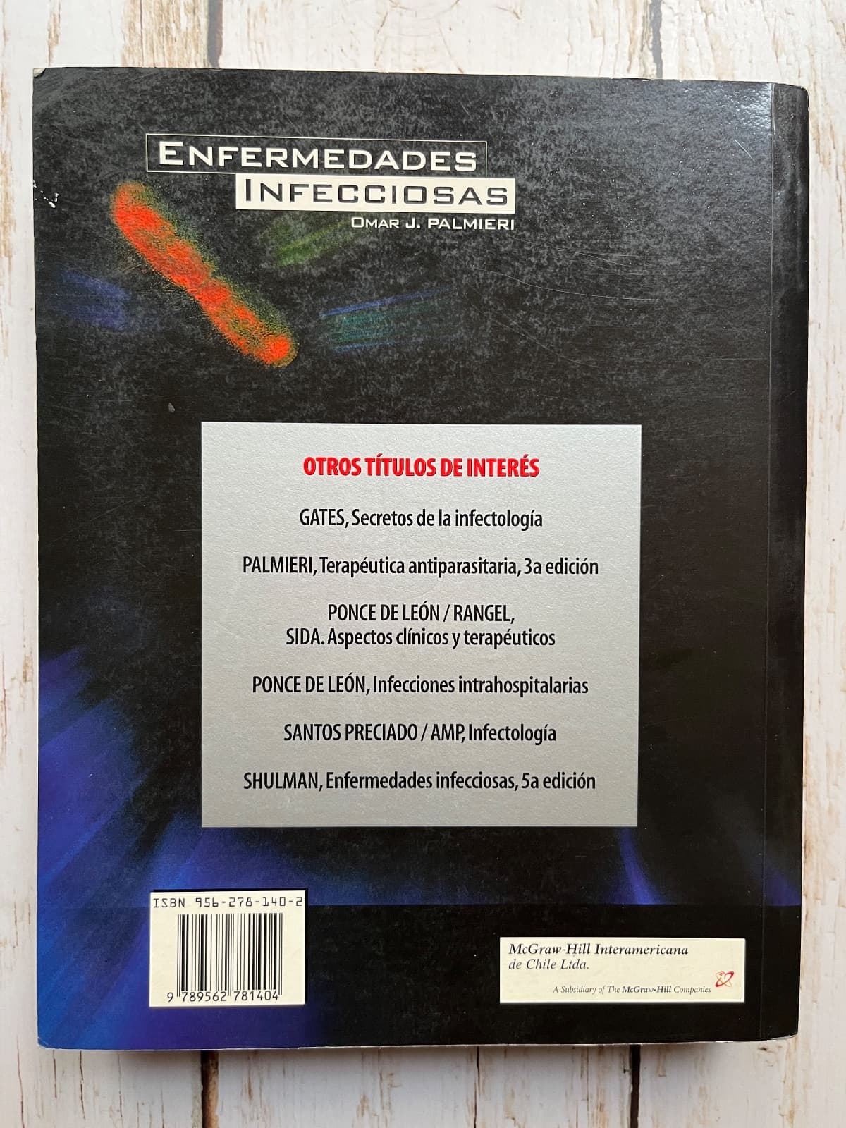 ENFERMEDADES INFECCIOSAS — Omar J. Palmieri, libro usado (foto 2 de 6)
