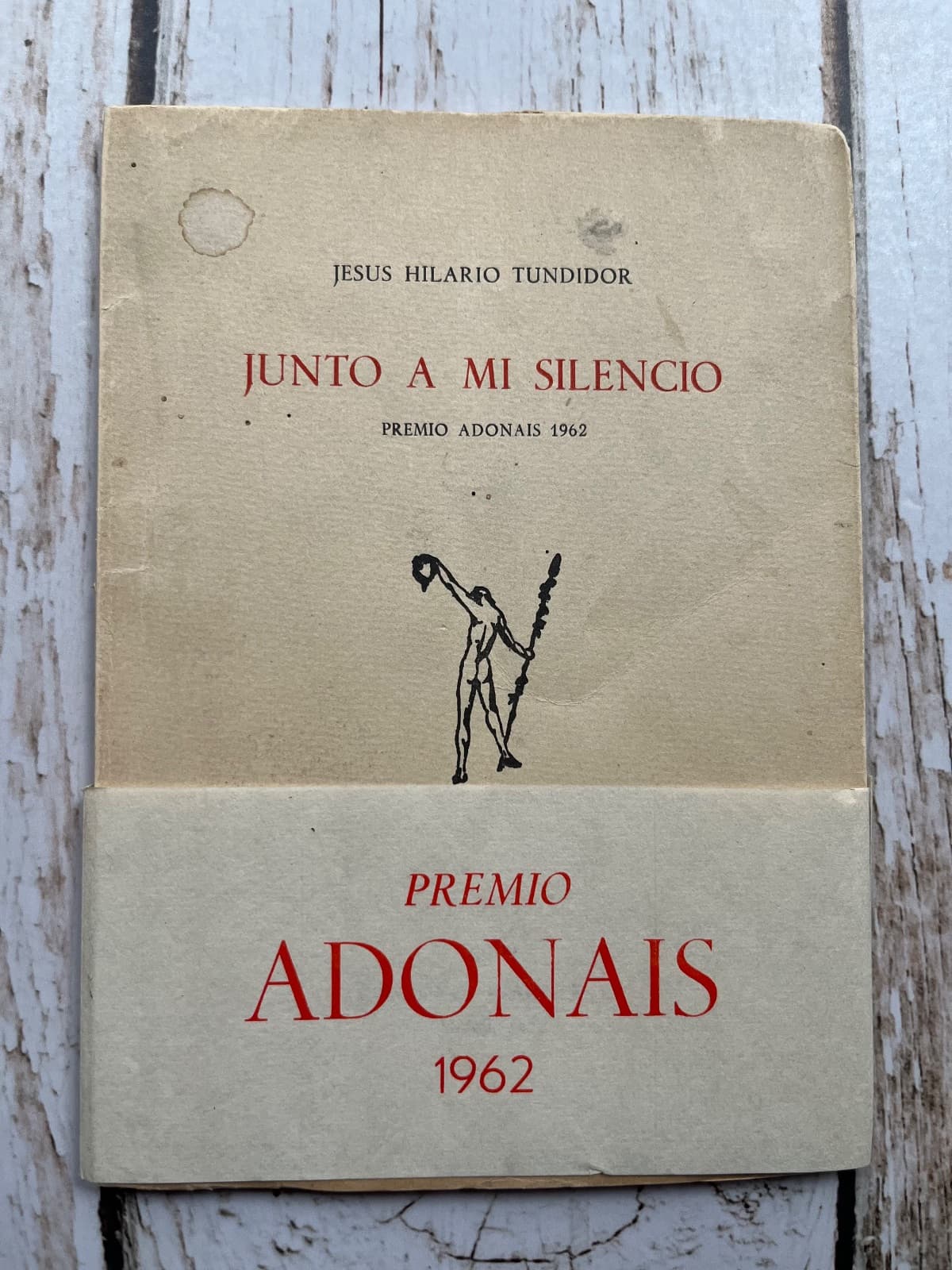 Junto a mi silencio — Jesús Hilario Tundidor, libro usado