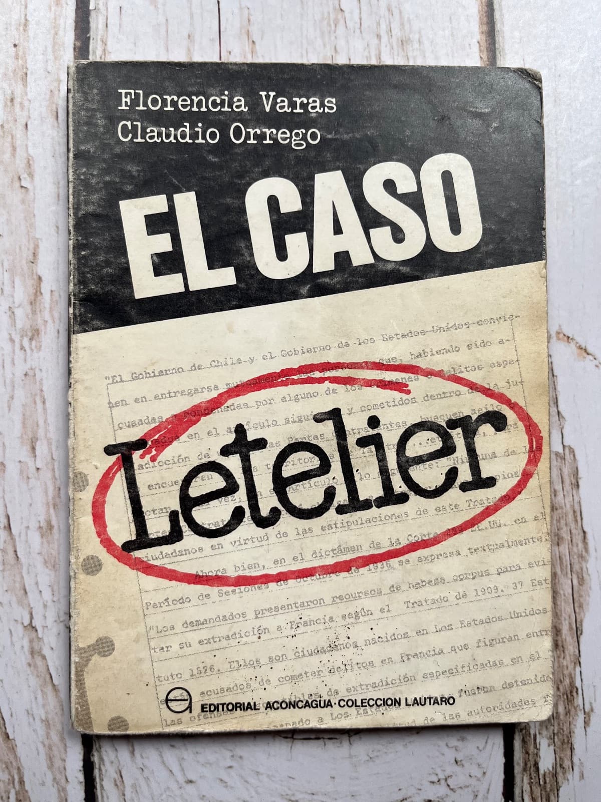 El caso Letelier — Florencia Varas & Claudio Orrego, libro usado